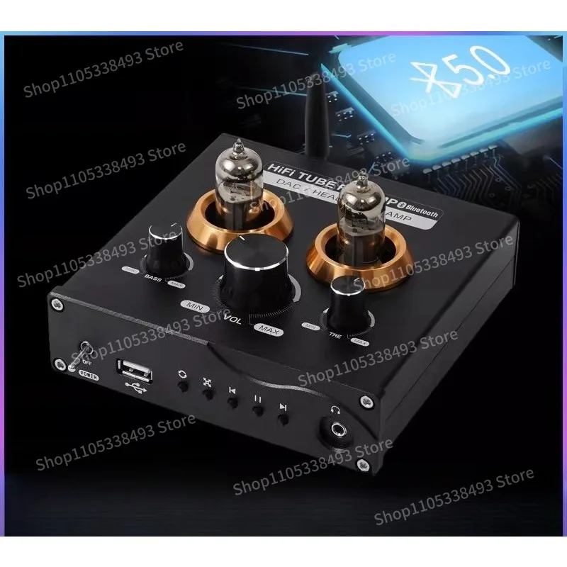 For 65U Audiophile-grade Vacuum Tube, Pre-bile U Disk TF Card Lossless Player, Pre-audio Amplifier Ear Amplifier