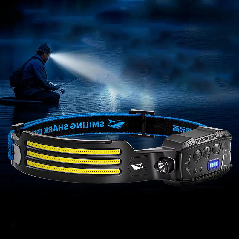 New Mini LED Sensor Hat Clip Lamp Waterproof Head Light Variable Focus with Home Camping Fishing Walking Lighting Lamp Tool