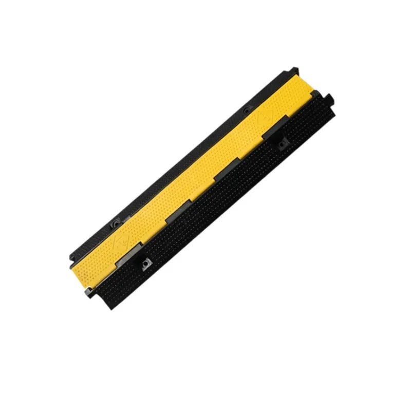 PVC Cable Protector Channel with Rubber Walkover Cover for Indoor and Outdoor Use