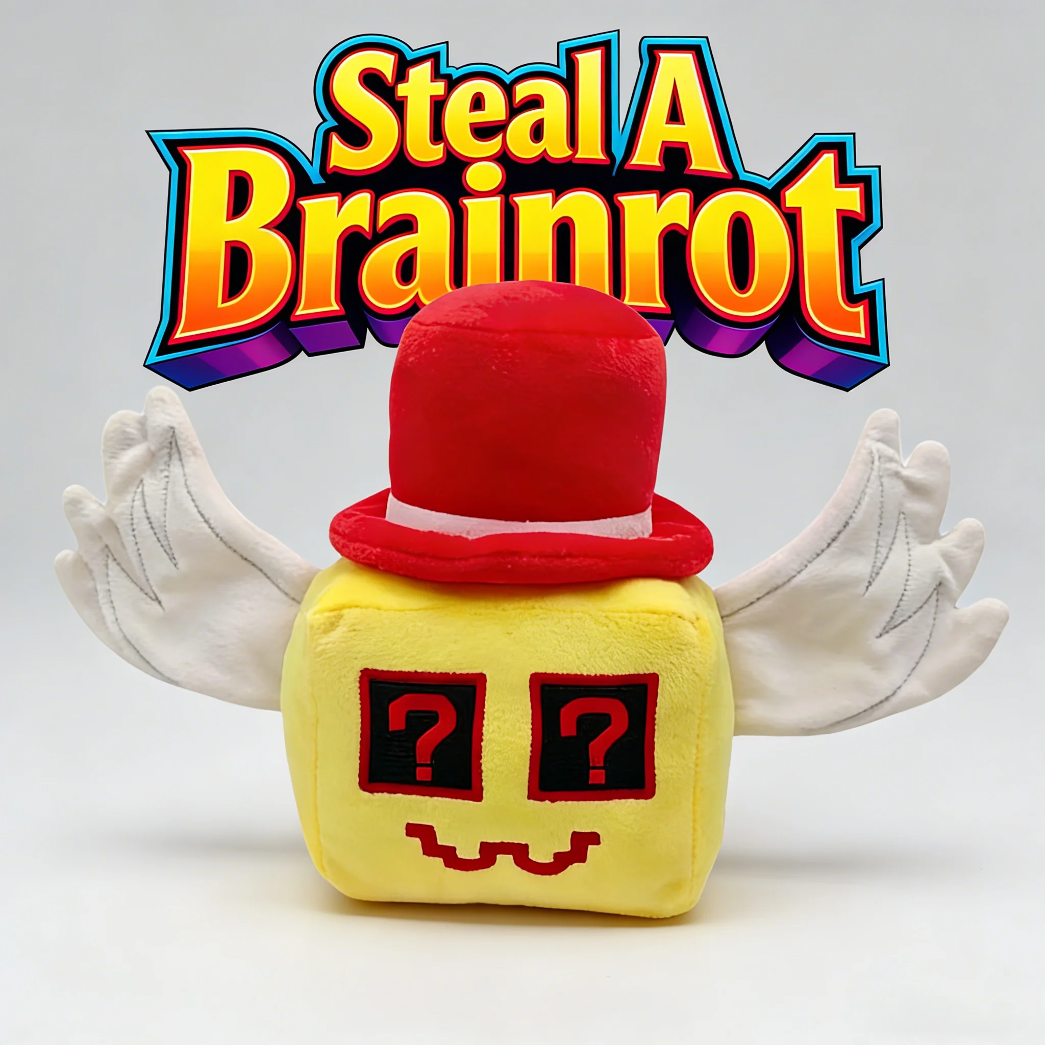 NEW Steal A Brainrot Esok Sekolah Plush Sammy Jandel Strawberry Elephant Plushie Cute No. 9 House Stuffed Doll Christmas Gift