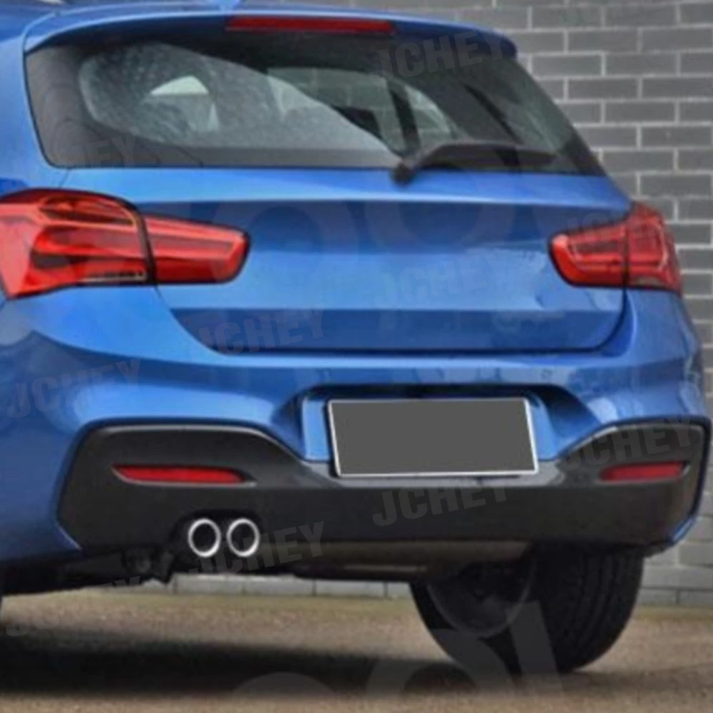 

JCHEY Rear Bumper Diffuser Lip for BMW 1 Series F20 M Sport M135i M140i 2015- 2018 ABS Rear Lip Spoiler OO-