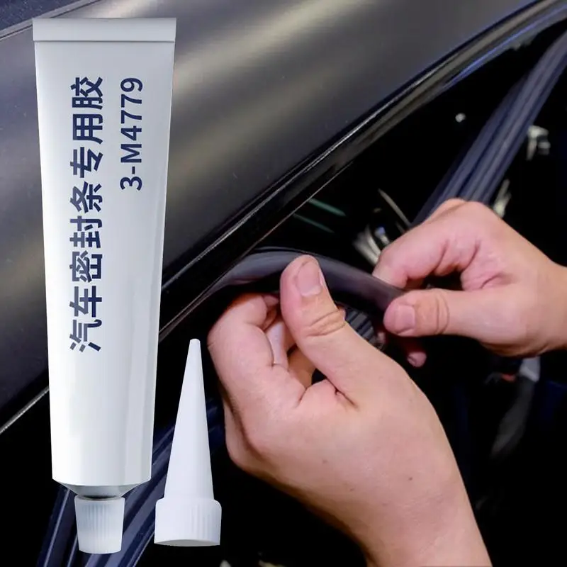 Car Door Seal Strip Glue 100ml Automotive Weather Stripping Glue Repair Adhesive Collision Avoidance Seal Strip Glue For Car