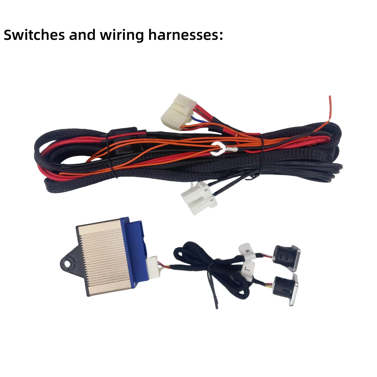 Universal and 12V car seat heating equipment, square switch advanced control box, alloy wire heating pad heating