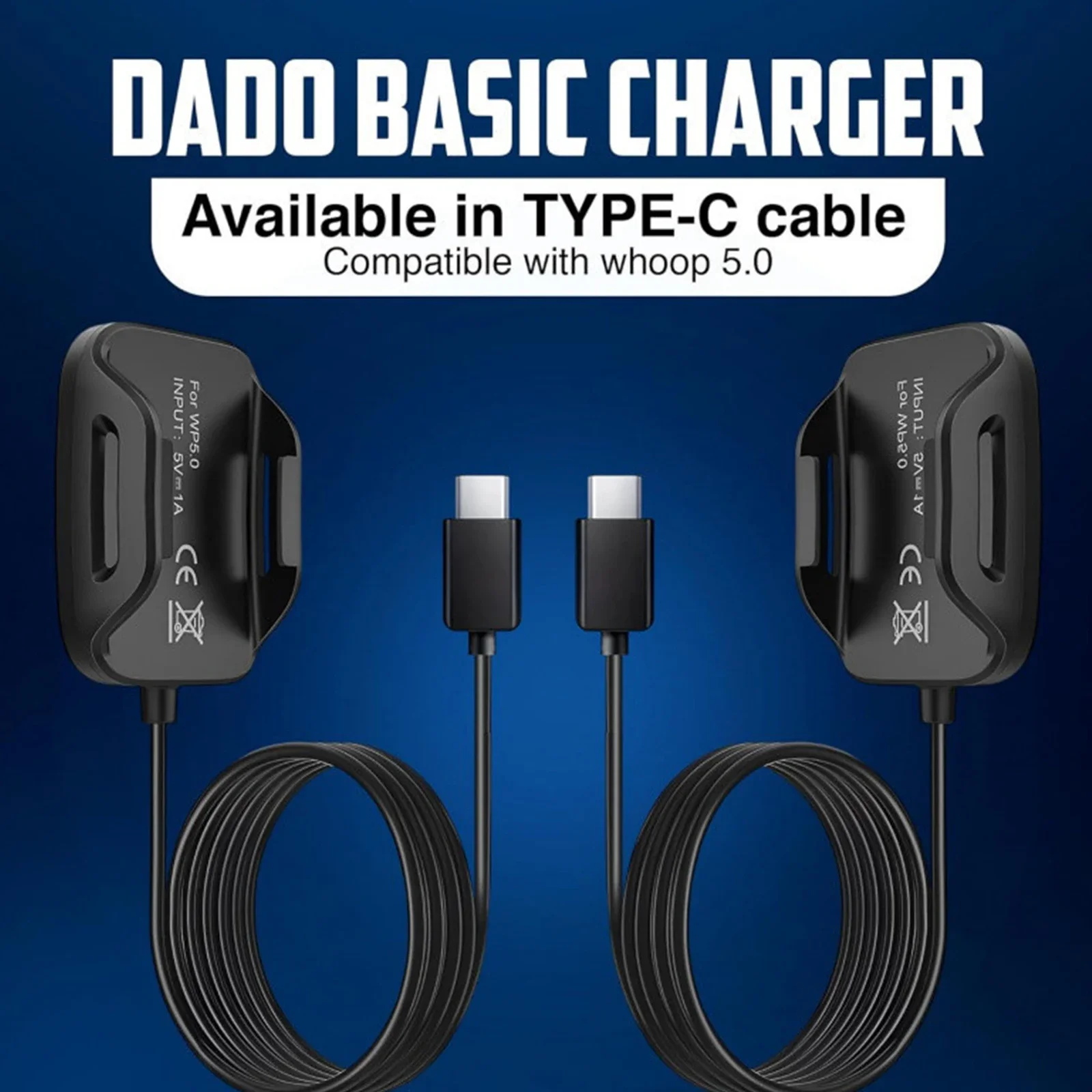 For Whoop 5.0 MG Whoop MG Basic Charger with 1m Charging Cable Portable Magnetic Charging Cable for Whoop 5.0/MG Smartwatch