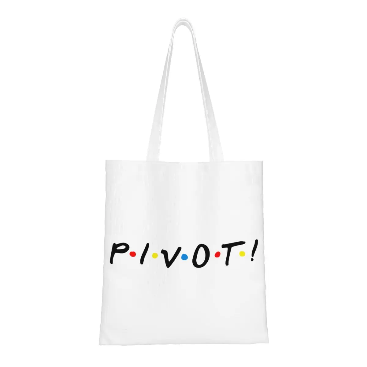 الأصدقاء محور قماش حقيبة يد ريونيون 2021 مونيكا روس أكياس البقالة أكياس التسوق سعة كبيرة للنساء