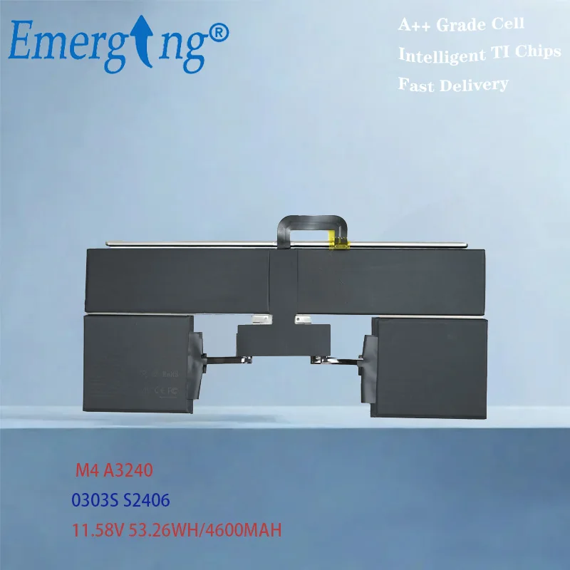 A3240 New Laptop Battery for Apple MacBook Air M4 0303S S2406 11.58V 53.26WH With tools