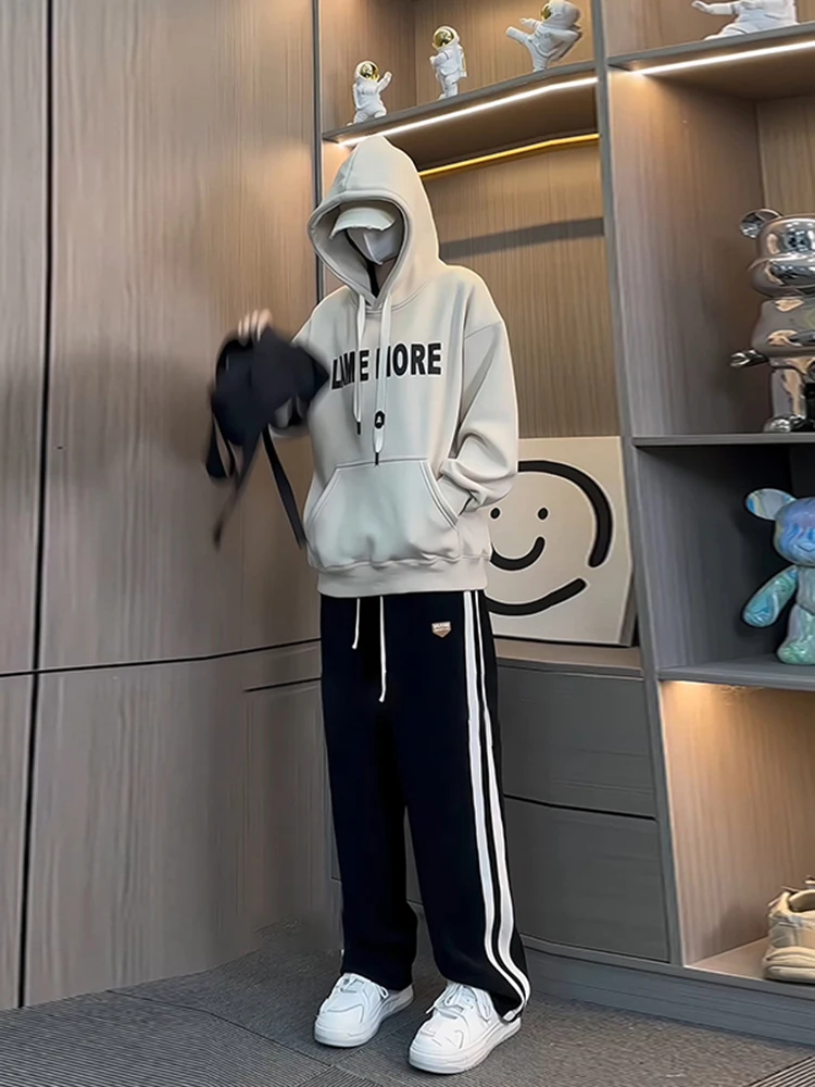 

Мужская толстовка-худи American Sle, бежевая, весна-осень, плотная, Cleanfit, модная, премиум-класса, с капюшоном, S...