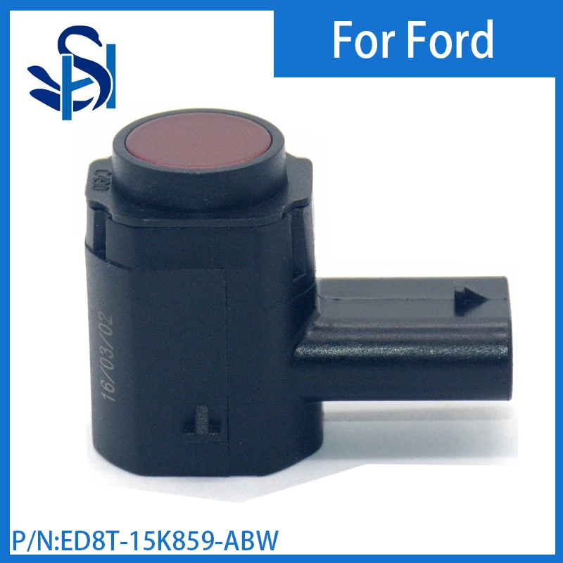 

ED8T-15K859-ABW Parking Sensor PDC Radar Bumper Ultrasonic Color Red For Ford