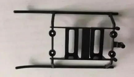 9070 Double cheval syma jouet petit hélicoptère pied train d'atterrissage patin/auvent de couverture de tête de requin/kit de cadre/pièces d'engrenage de pilote principal