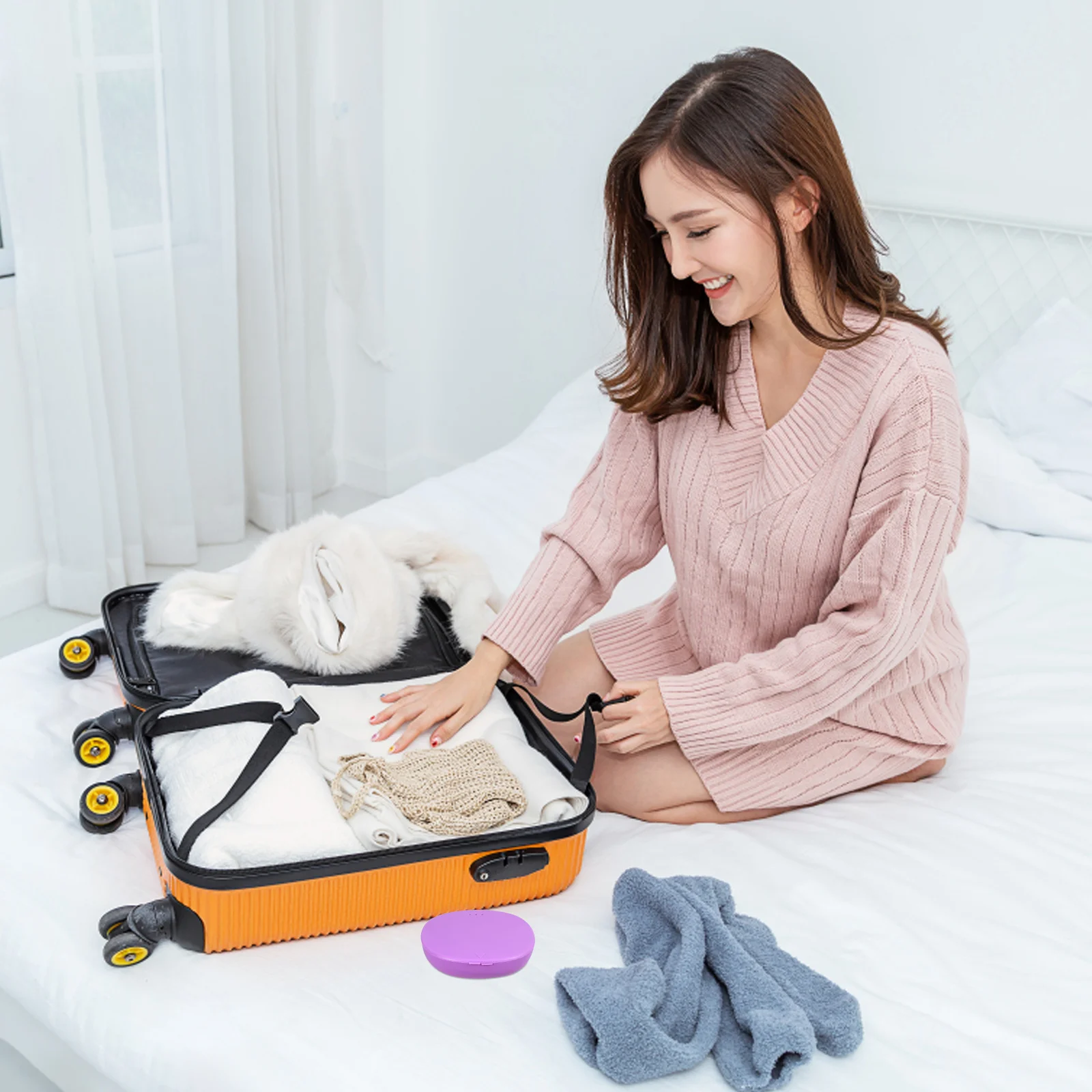 

2Pcs Durable Silicone Menstrual Cup Case Portable Travel Holder for Period Cups and Discs Menstrual Cup Storage Box