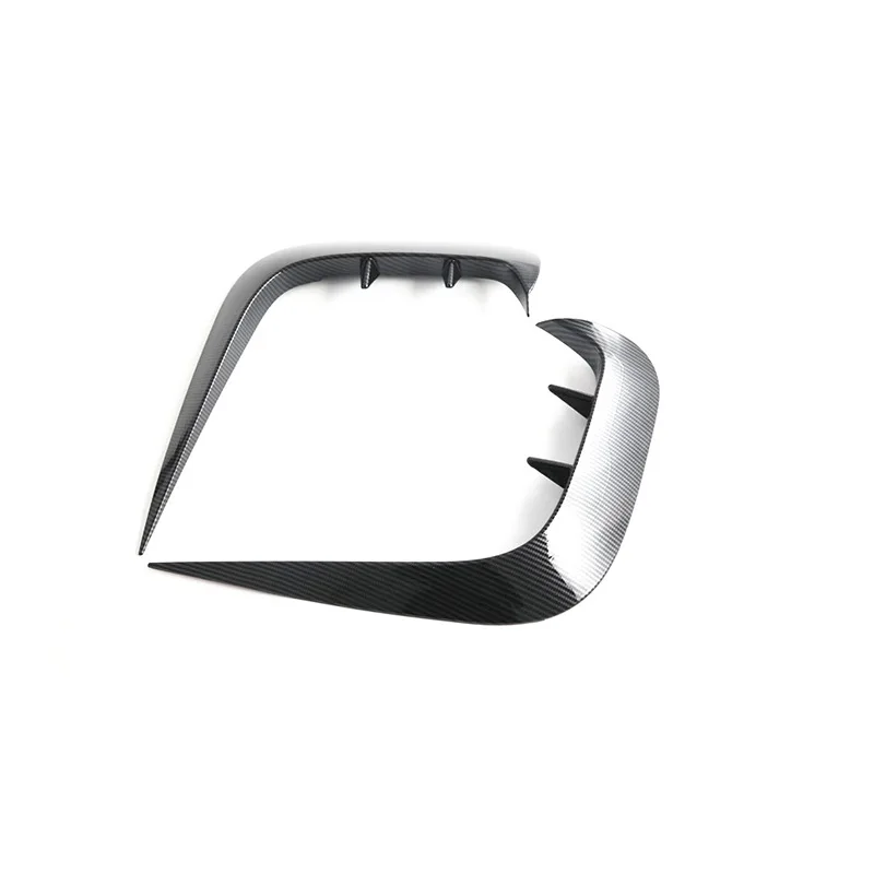 Suitable for 24 Ford Mustang front fog lamp eyebrow decoration sharp blade patch front wind blade bright strip exterior decorati