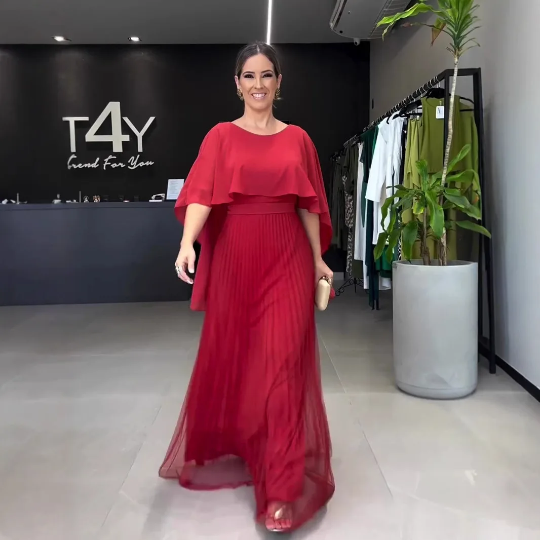 Nowa, wygodna, codzienna sukienka damska w dużych rozmiarach z odkrytymi ramionami, dzianinowa, letnia, z włókna poliestrowego, model 2024.