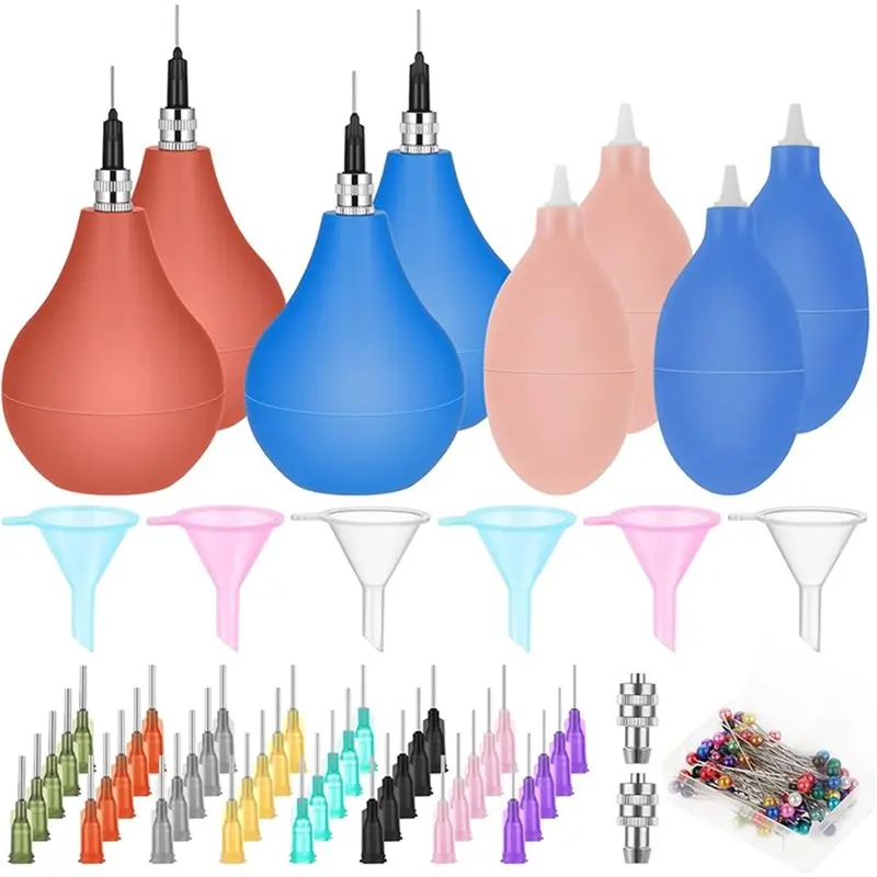 

A92P Pottery Tools Supplies Tip Applicator Clay Slip Trailing Bottles 156Pcs Clay Tools Set For Art Decorating Kit