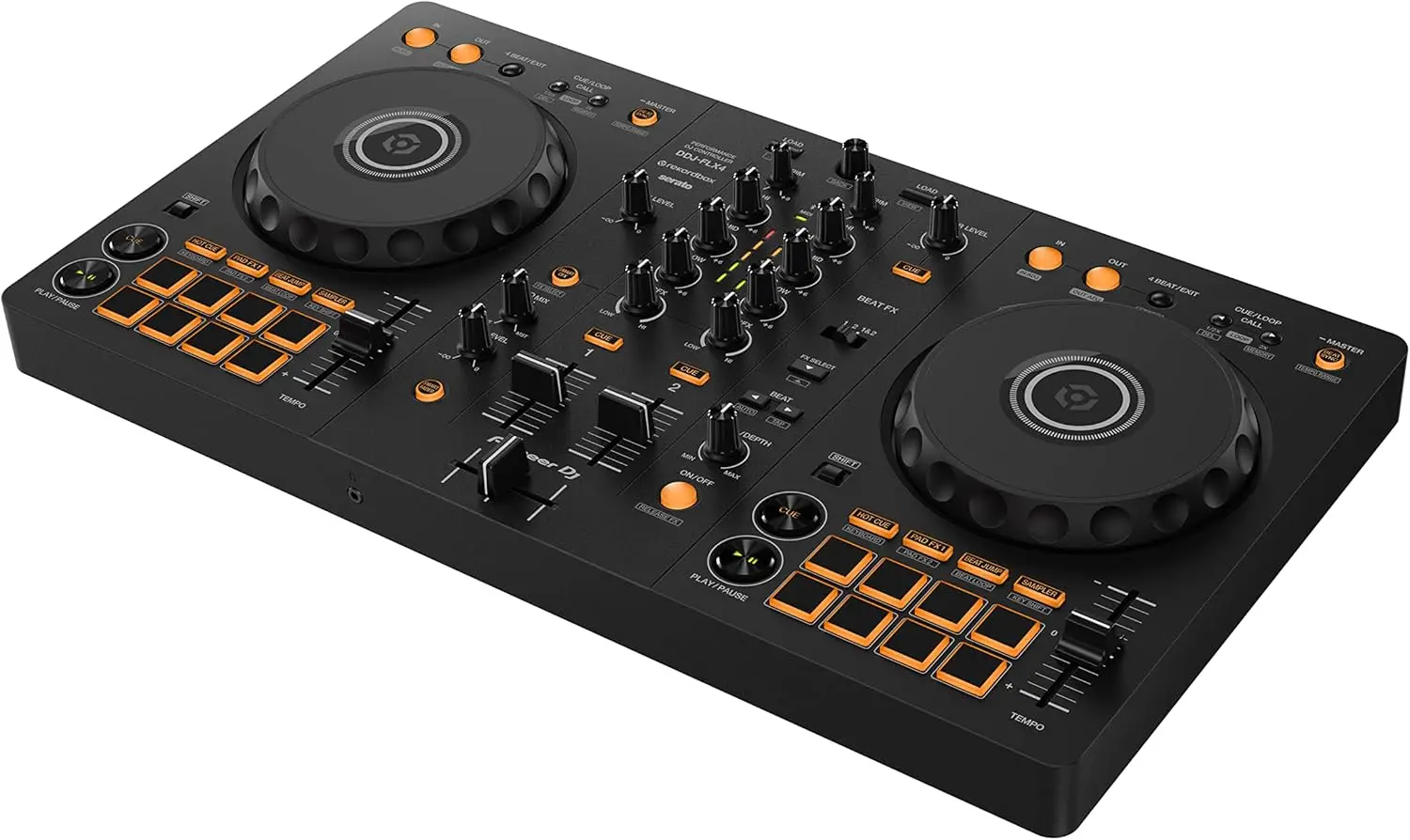 DDJ-FLX4 Controller DJ rekordbox e Serato a 2 deck - Grafite