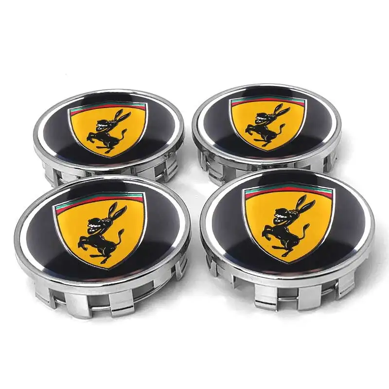 4Pcs Funny Spoof Prank Donkey logo Wheel Center Cap for Ford Mercedes Benz Volkswagen golf BMW audi Tesla FIAT KIA honda Volvo