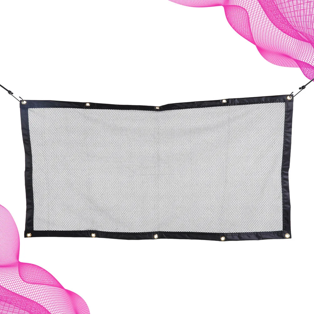 

115x62cm Dog Mesh Fence Car Pet Safety Net Strong Isolation Barrier for Rear Seat Protection Auto Luggage Secure Cover