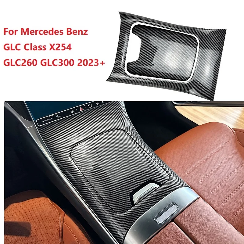 

Car Center Console Panel Sticker Central Control Cover For Mercedes Benz GLC Class X254 GLC260 GLC300 2023+ Interior Accessories