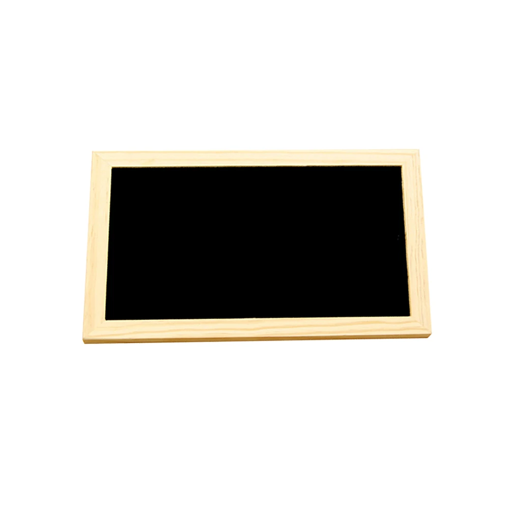 

Small Chalkboard Sign Reusable Mini Blackboard Erasable Double Sided Wall Decor Hanging Display Board Message Notice Tag