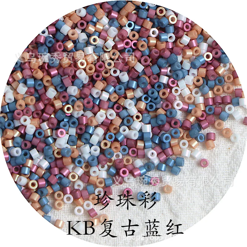 1800Pcs 1.6mm solid color pearl color antique beads handmade DIY bracelet necklace earrings jewelry accessories material - Image 4