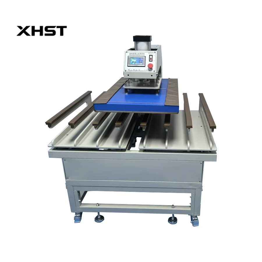 Pneumatic Upper Sliding up Seamless Side Socks Iron Sublimation Heat Press Machine for Trousers