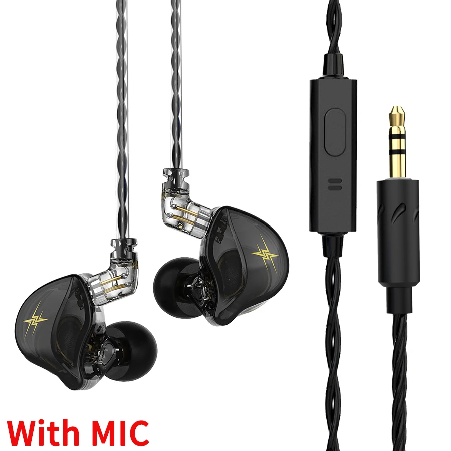 QKZ ZXT In Ear Wired Earphones Dynamic DJ Monitor IEM Earbuds HIFI