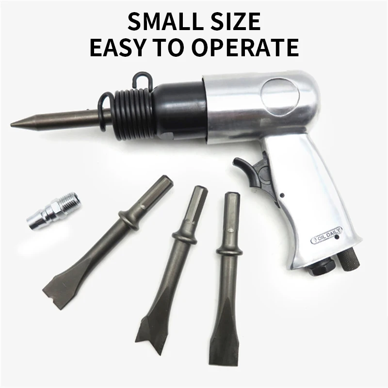 Pneumatic shovel air hammer air hammer tool brake pad air pick air pick rust remover gun head chisel tire repair machine