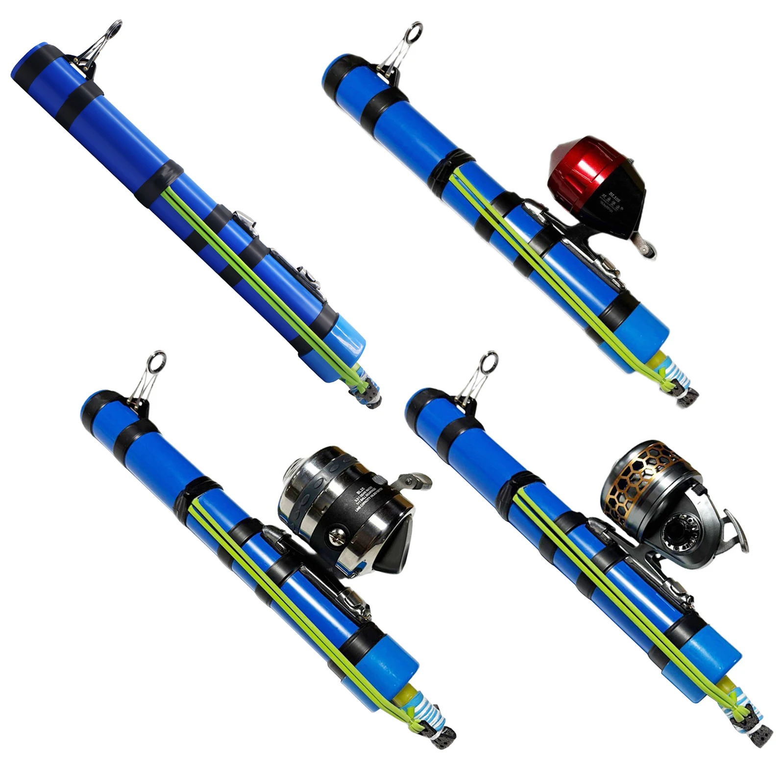 Futterspender für Angelköder im Freien, Köderwurfgerät mit Gummiband, neues Angelzubehör, kompatibel mit verschiedenen Angelrollen