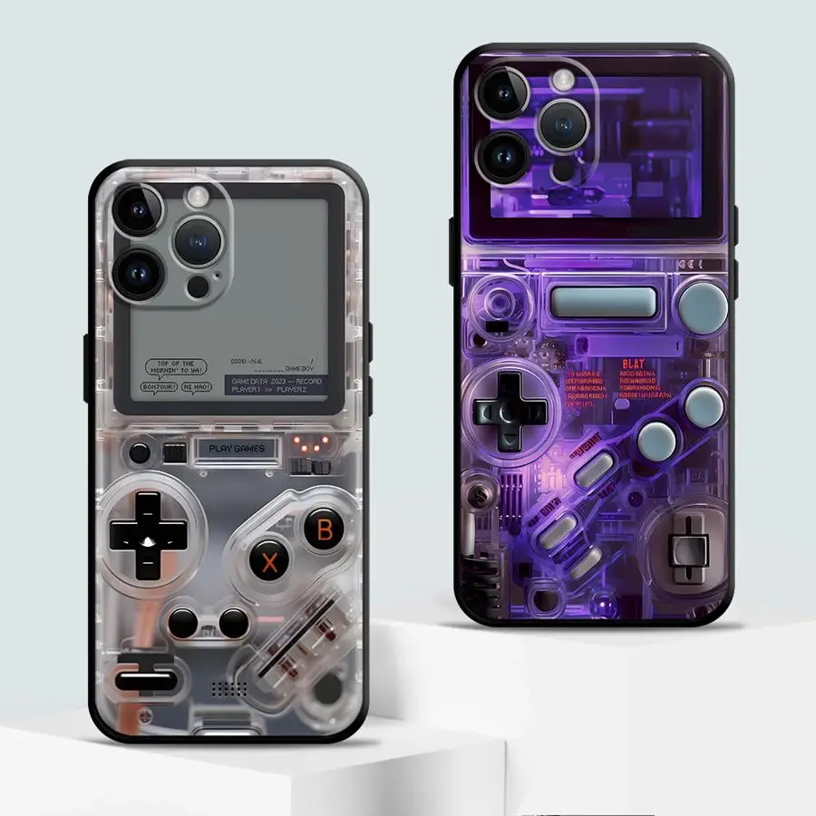 Funda blanda para Google Pixel 9a 6 Pro 6a 9 Pro XL 8 Pro 8a 7a 7 Pro patrón de máquina de juego