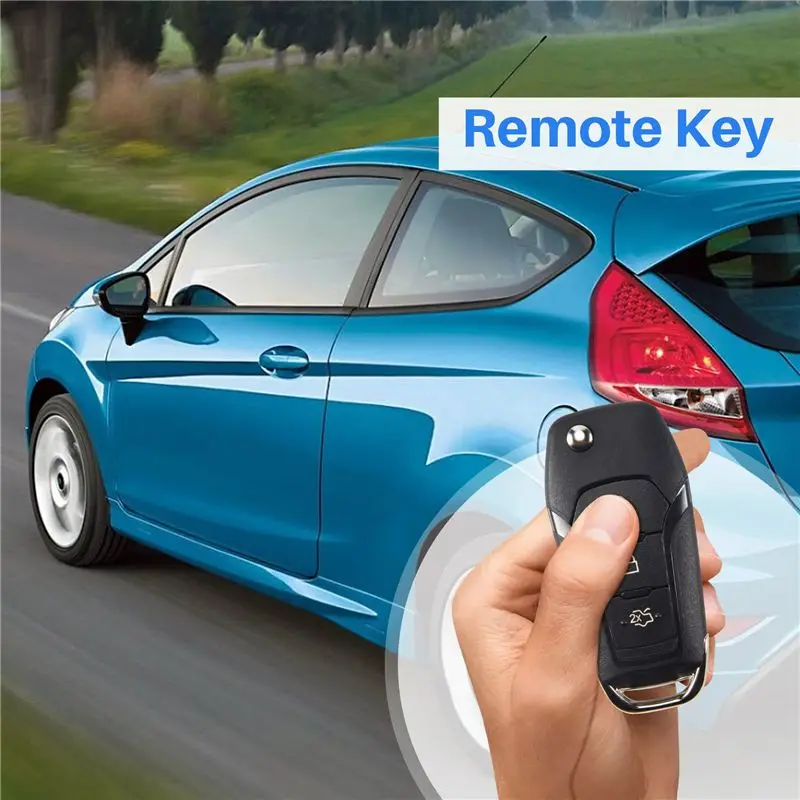 A95E-Car Smart Remote Key 3 Button 433Mhz 49Chip Fit For Ford KA+ Modeo Glaxy S-Max 2014 2015 2016 DS7T-15K601-B 5