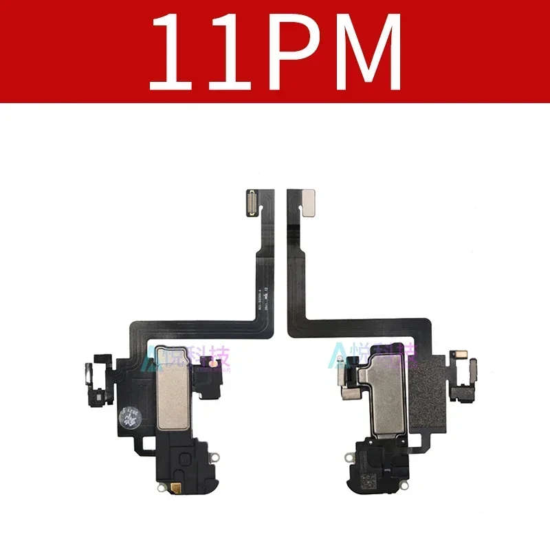 1Pcs Top Front Earpiece Flex Cable For iPhone 11 12 Pro Max X XS XR Sensor Proximity Small Earphone Ear Speaker Headset Parts