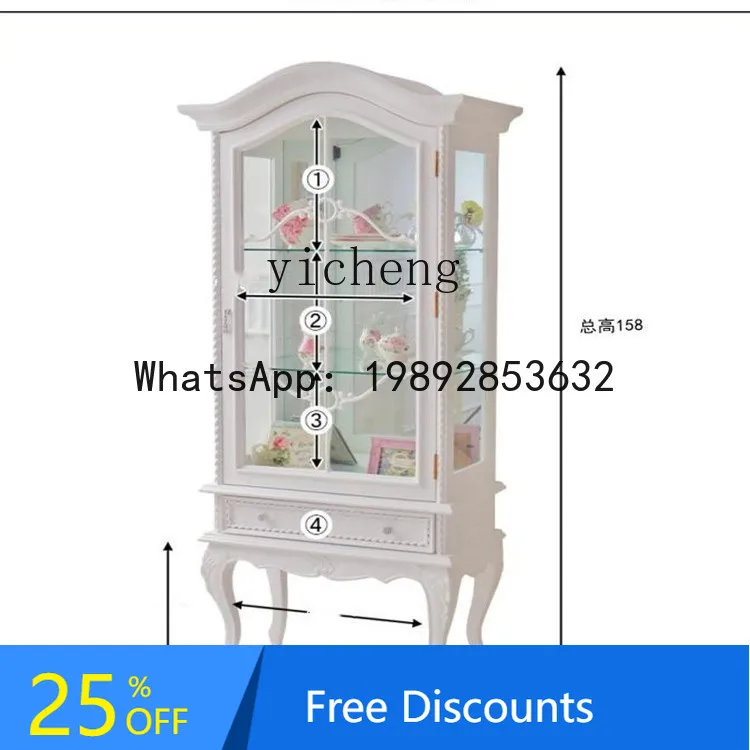 AA   display cabinet glass door dining side cabinet living room against the luxury figure bag perfume display cabinet