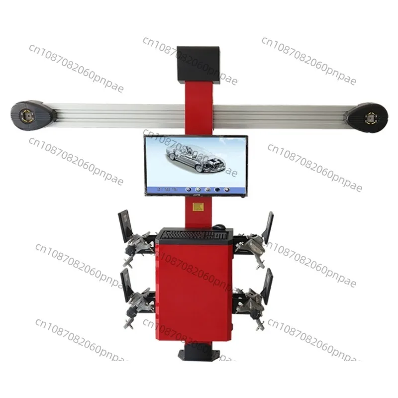 

3D dynamic four-wheel aligner ultra-thin child and mother large scissor lift steam trimming lift wheel protection