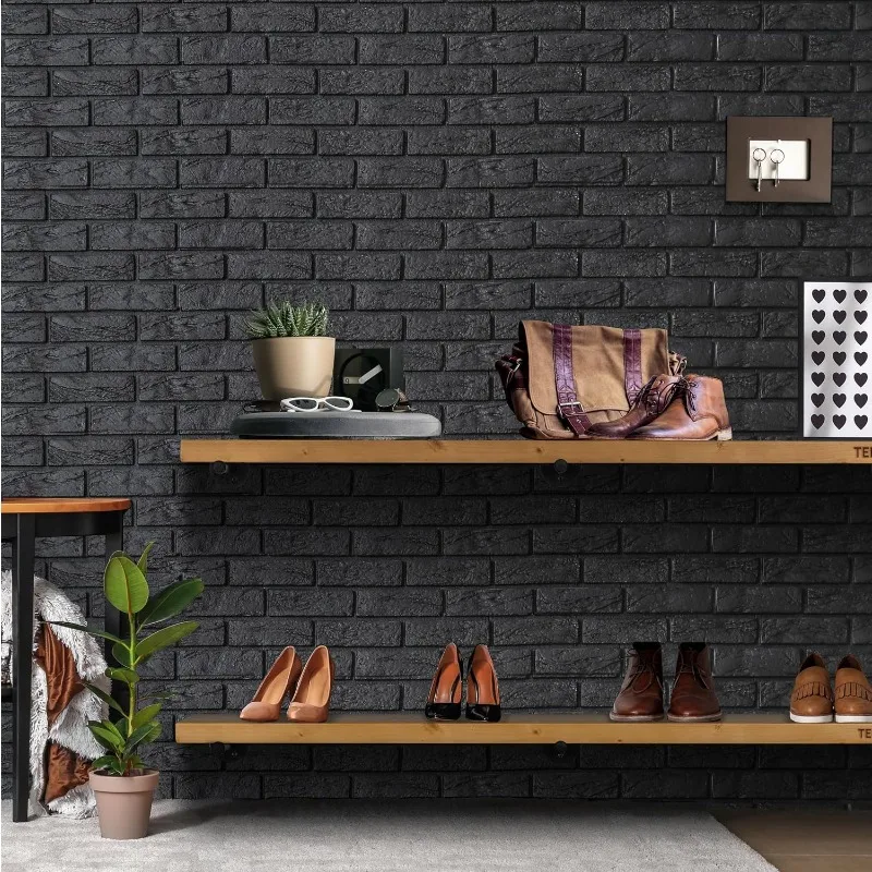 Industrial Pipe Wood Wall Shelf - 60