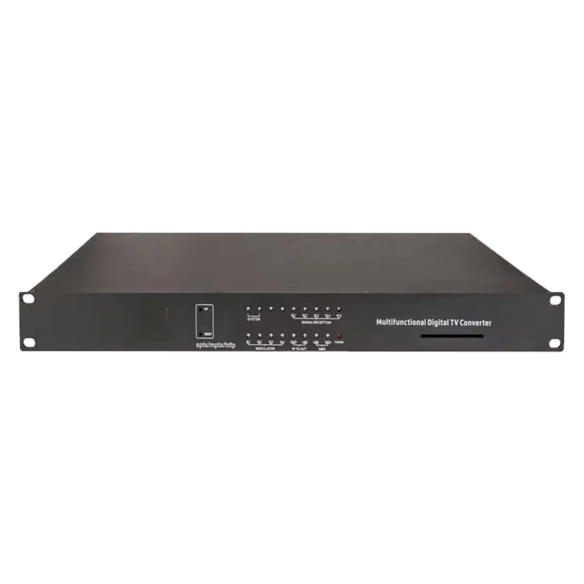 Tuner To Modulator Http Udp Rtsp Dvb-s2 Dvb-t Dvb-t2 Dvb-c Isdbt Receiver 5 Channel Tuner To Ip Ip To Modulator