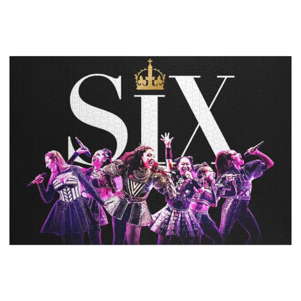 

SIX THE MUSICAL QUEENS Jigsaw Puzzle Customizable Gift Personalized Adult Wooden Puzzle