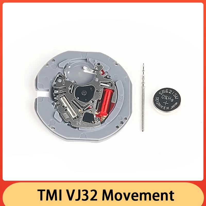 VJ32 Movement Japan New Original VJ32B Quartz Movement Date At 3/6 Watch Movement Accessories Accurate Travel Time