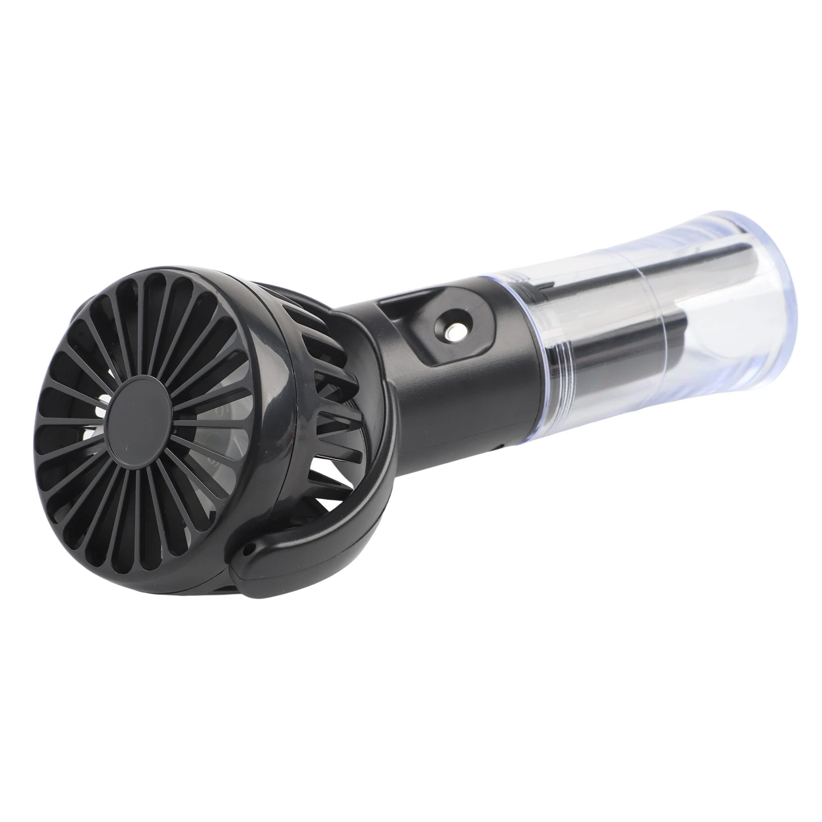 Portable Rechargeable Misting Fan with Quick 2 Hour Charging and 68 Hours Operation for Personal Cooling in Outdoor Settings