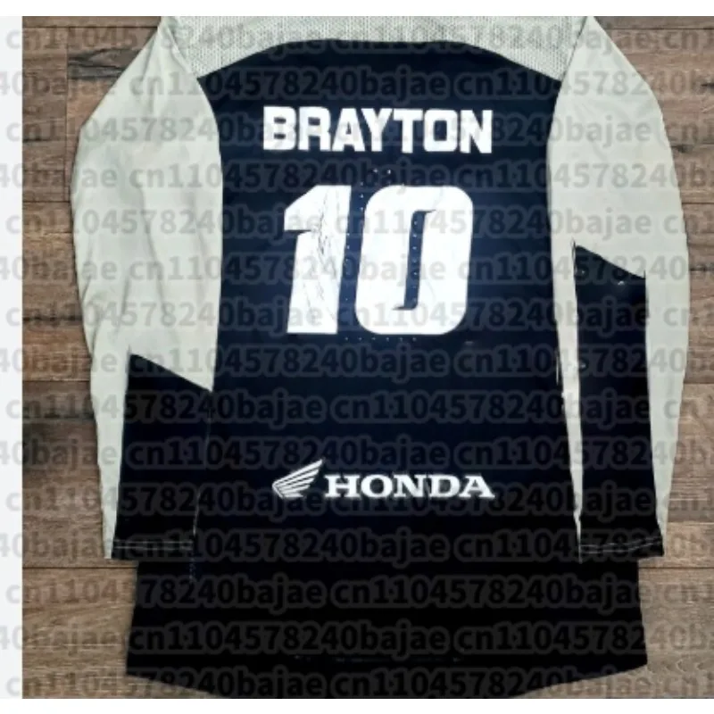 

Summer HONDA Men's Long Sleeve Sun Protection Motocross Jersey #10 CARMICHAEL Motorcycle T-Shirt 2025 MotoGP Sports Clothing