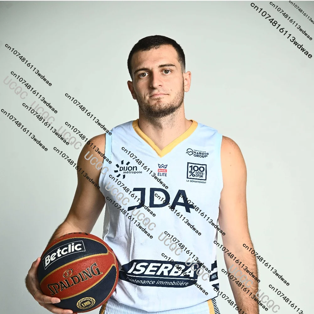 JDA Dijon Neu 2025-26 Ankünfte Basketball-Trikot 3D-Druck Korb Frankreich LNB Home Away Erwachsene KIND Atmungsaktive Herren-T-Shirt-Weste