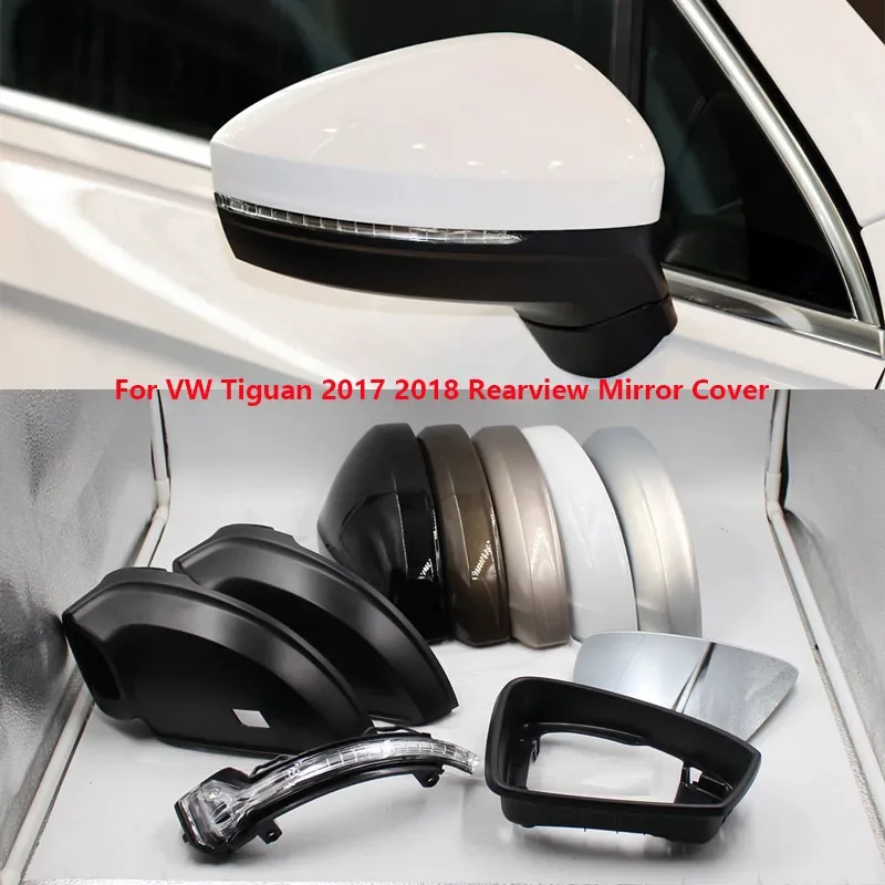 

For Volkswagen Tiguan 2017 2018 Rearview Mirror Cover Case Shell Lid Accessories