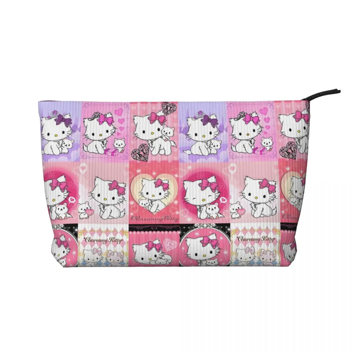

Косметичка в стиле аниме Charmmy Kitty на заказ, женская модная большая вместительная косметичка с героями мультфильмов Kawaii, косметичка для хранения косметики