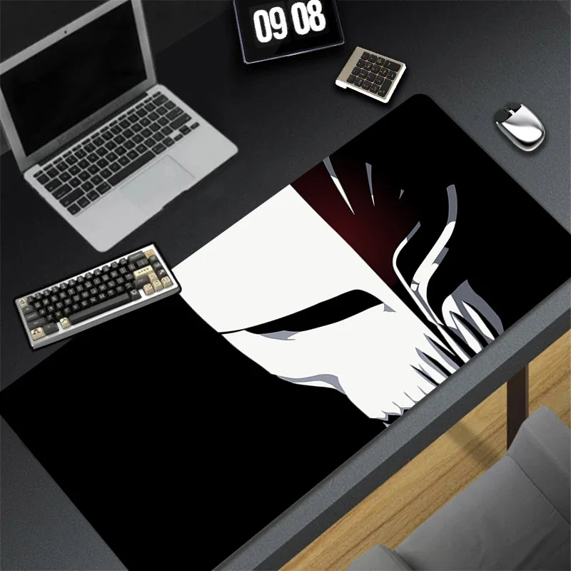 Anime Blach Mousepad Gaming Laptop Pads 90x40 Computer Accessories Large Table Mat Pc Extended Computer Mouse Pad Anime Deskmat