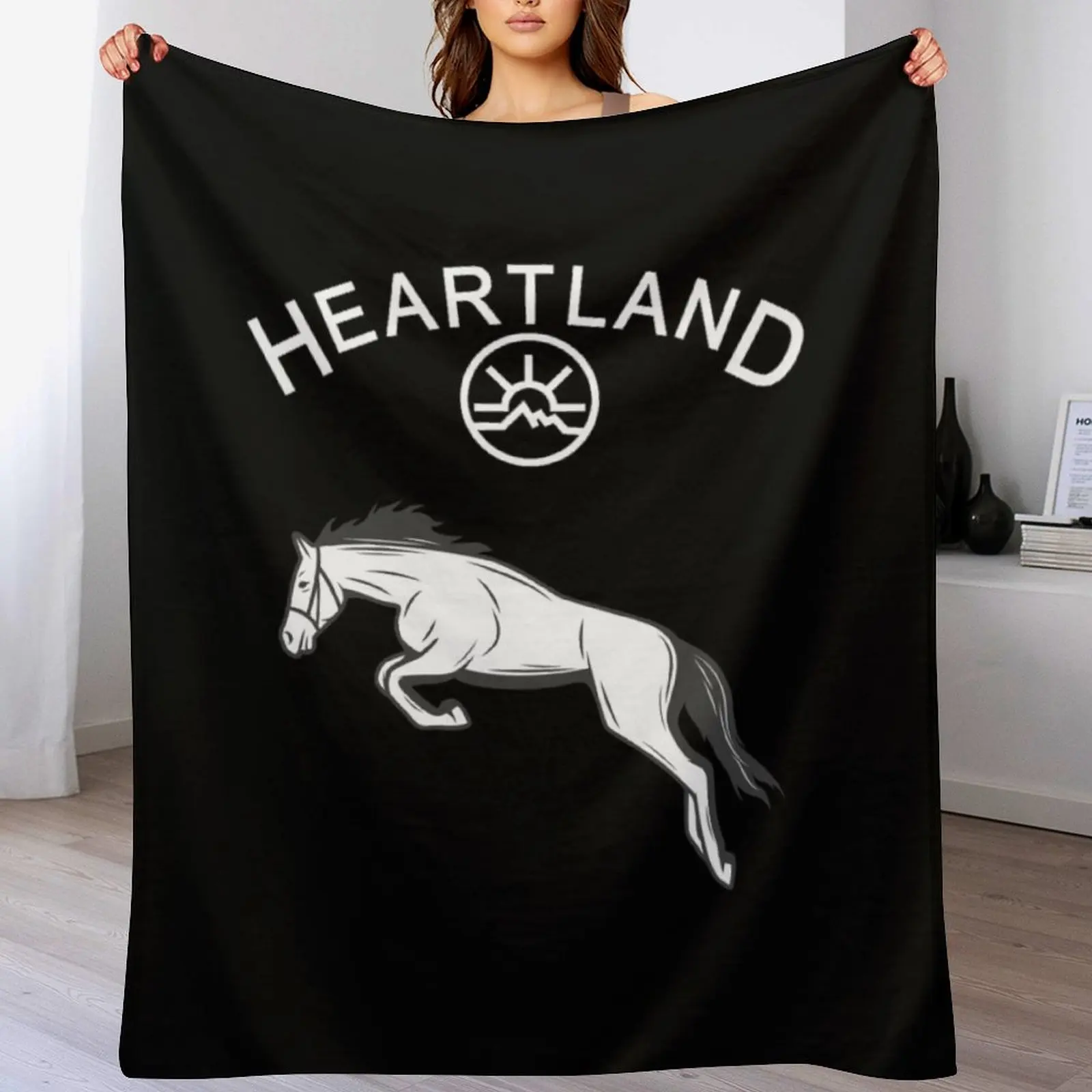 

Heartland, Heartland Horse Throw Blanket Year Round Soft Comfortable Blanket for Home