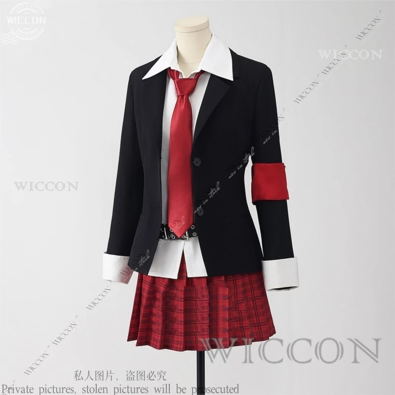 Hinamori Amu Anime Shugo Cos Chara Donna Costume Cosplay Parrucca Mantello Uniforme scolastica Joker Unisex Gioco di ruolo Costume di scena Comic-Con