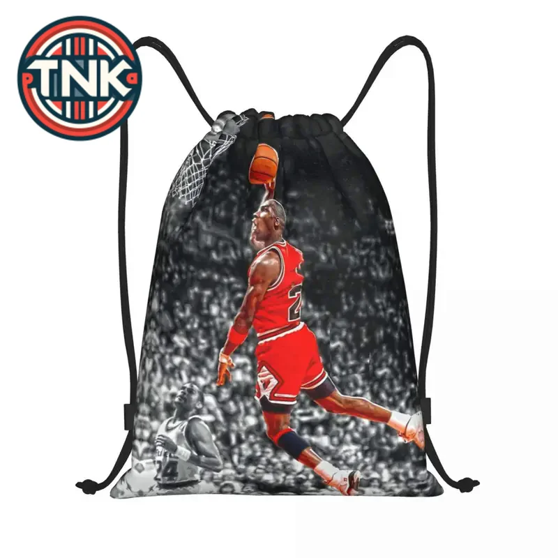 2023 Basketball Stars Michaeler And Jordans Backpack Funny Novelty Blanket roll Drawstring Bags Gym Bag Graphic Cool Sports