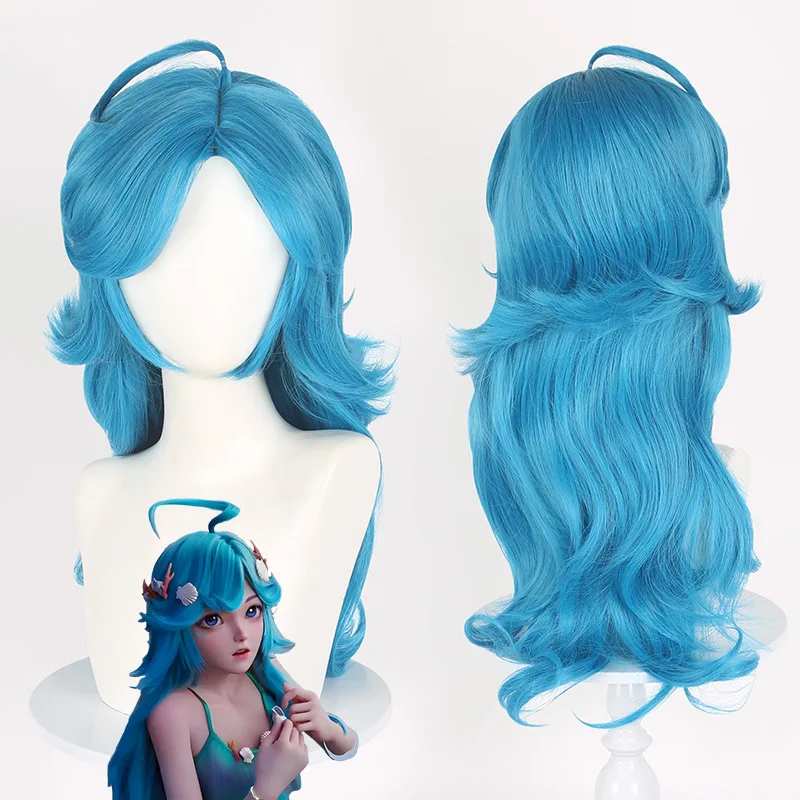 

Kingdom Hearts Русалочка Дория Косплей Парик Честь Синий Перевернутый Косплей Парик