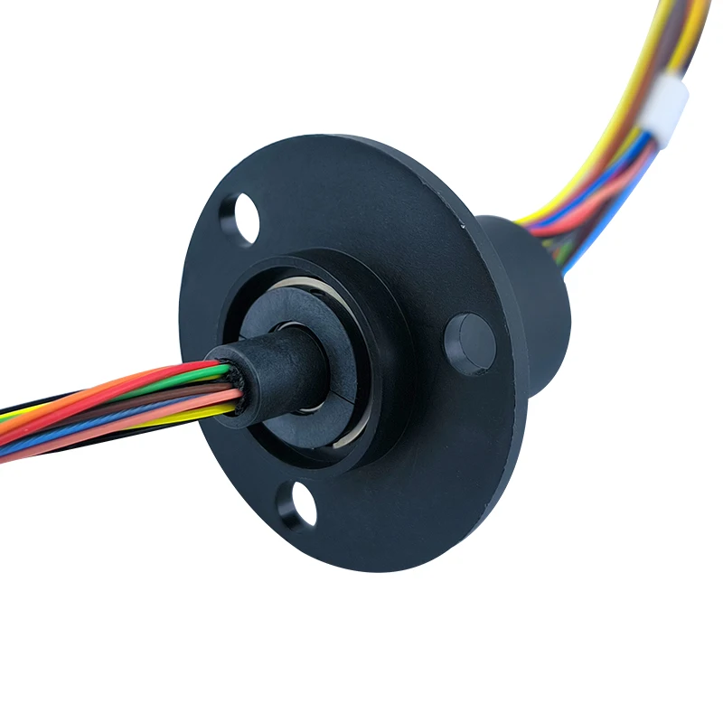 

WX22-18PS 18-way 2A flange slip ring, 22mm outer diameter cap-type rotary connector