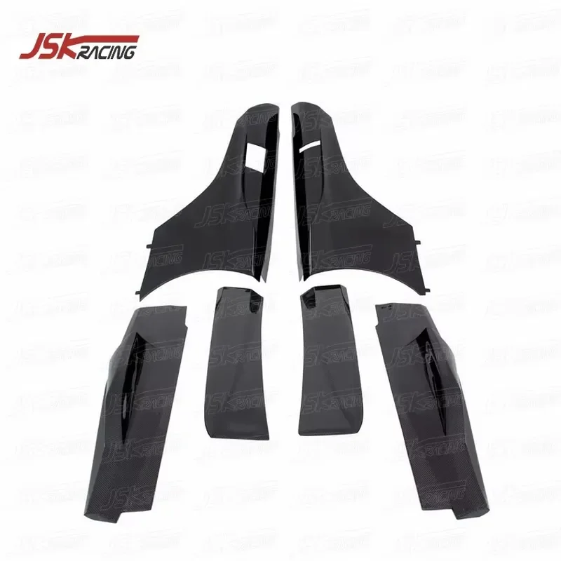675LT STYLE CARBON FIBER SIDE SKIRTS SIDE FIN for 2014-2016 MCLAREN 650S