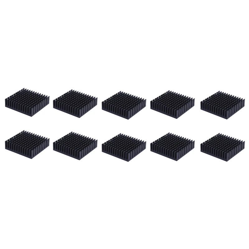 

RISE-10Pcs/Lot 40 X 40 X 11Mm 40Mm Heat Sink Aluminum Heatsink Cooler For LED Light