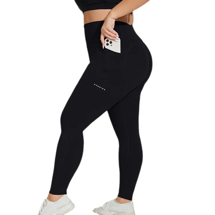 4XL legginsy w dużych rozmiarach damskie spodnie do jogi na co dzień legginsy elastyczność wąskie spodnie do fitnessu z wysokim stanem